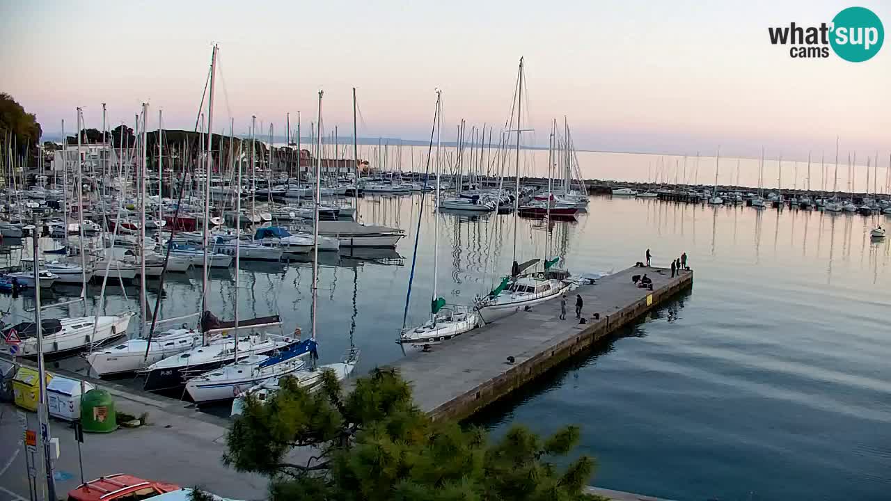 Webcam Sistiana – Blick auf Marina und Bucht