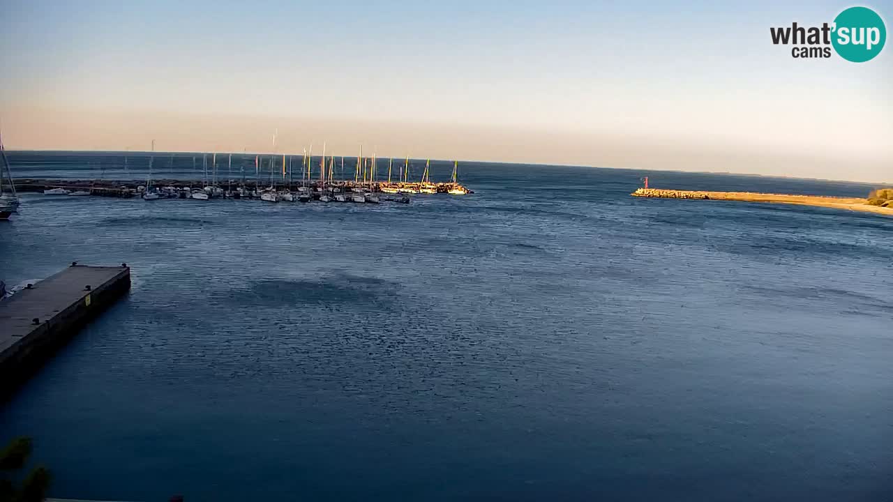 Webcam Sistiana – Pogled na marinu i zaljev