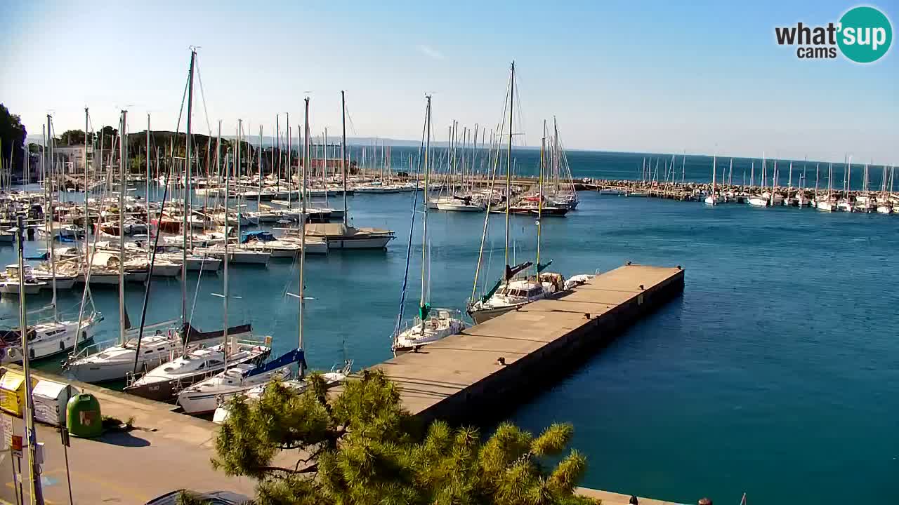Webcam Sistiana – Blick auf Marina und Bucht