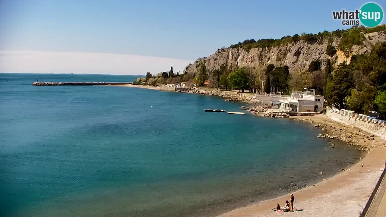 Webcam Sistiana – Vista sulla marina e sulla baia