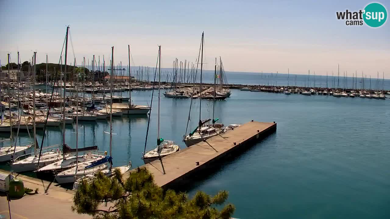 Webcam Sistiana – Vista sobre la marina y la bahía