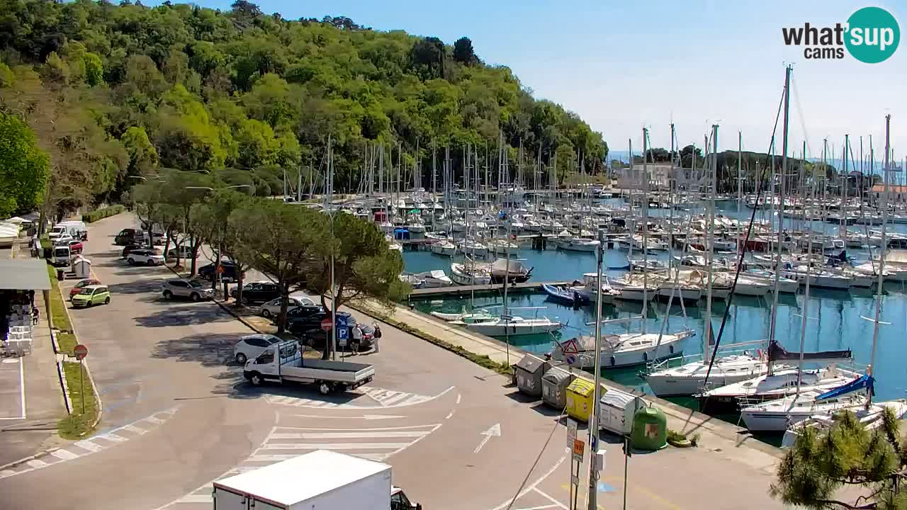 Webcam Sistiana – Blick auf Marina und Bucht