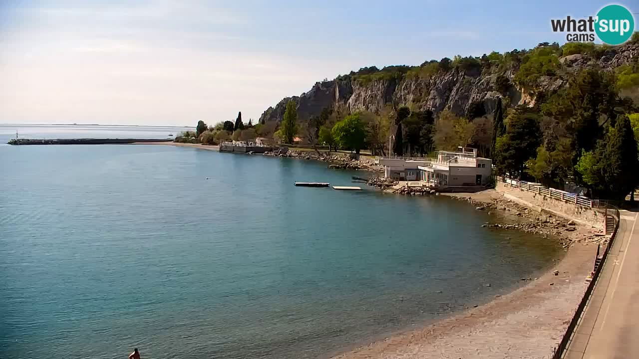Webcam Sistiana – Vista sobre la marina y la bahía