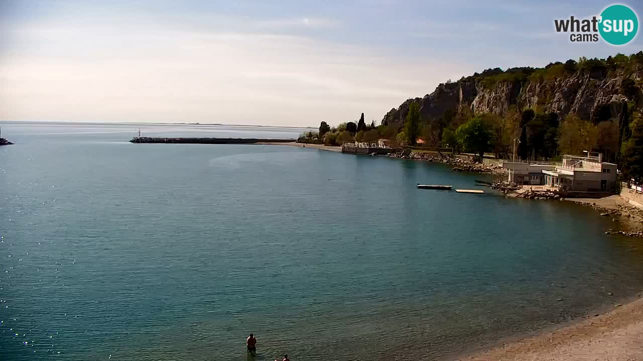 Webcam Sistiana – Vista sulla marina e sulla baia