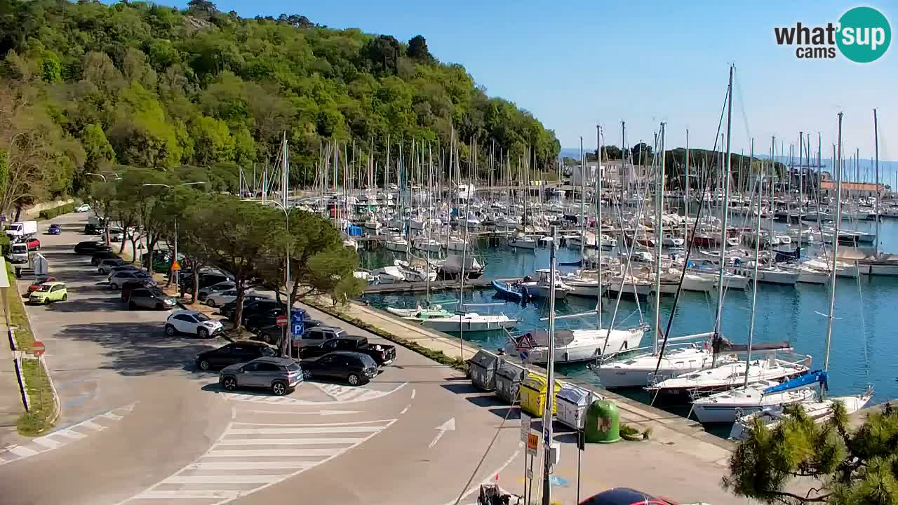 Webcam Sistiana – Blick auf Marina und Bucht