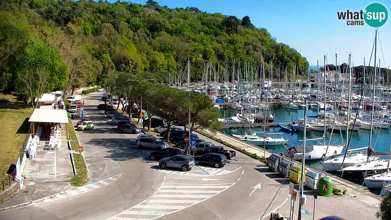 Webcam Sistiana – Vista sulla marina e sulla baia