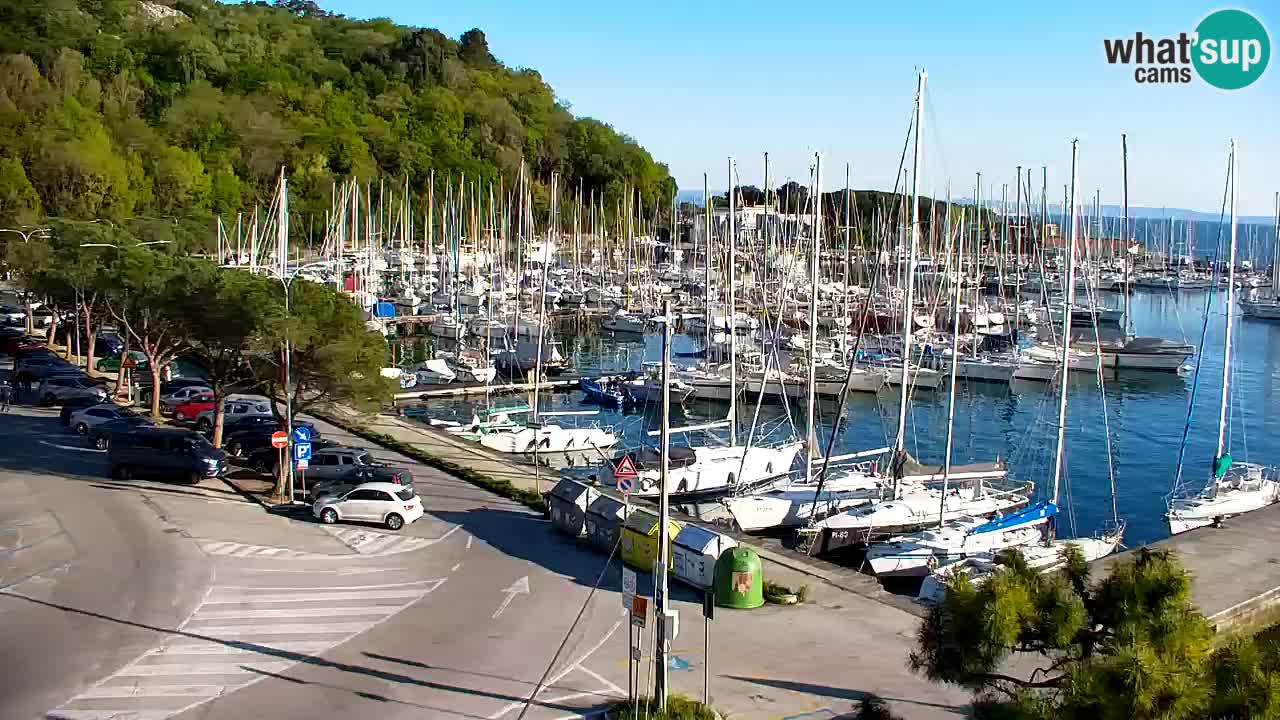 Webcam Sistiana – Vista sulla marina e sulla baia
