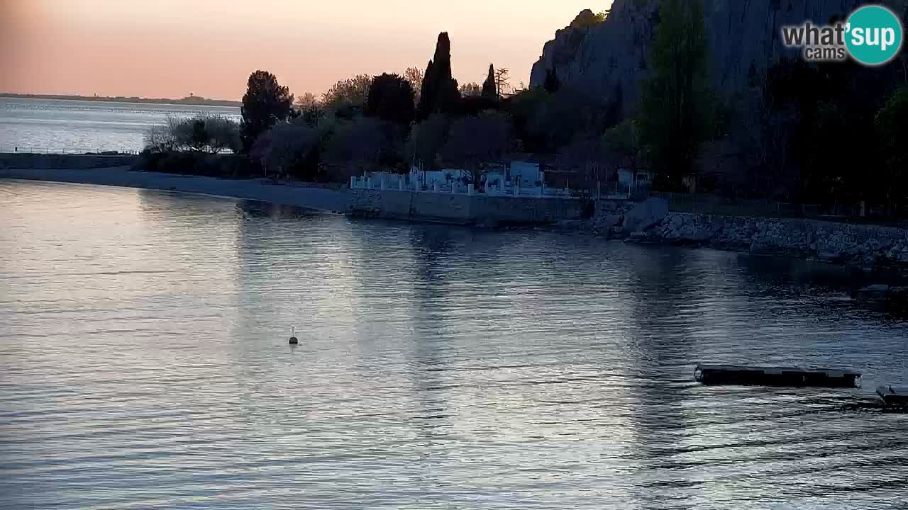 Webcam Sistiana – Pogled na marinu i zaljev