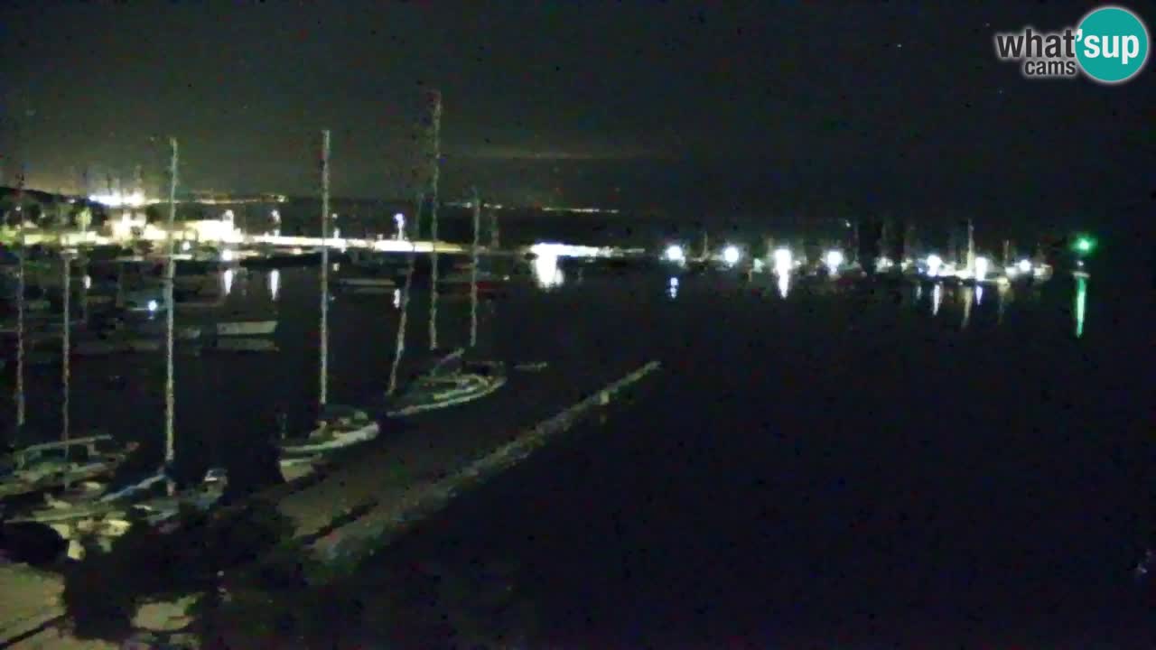 Spletna kamera Sesljan (Sistiana) – Pogled na marino in zaliv