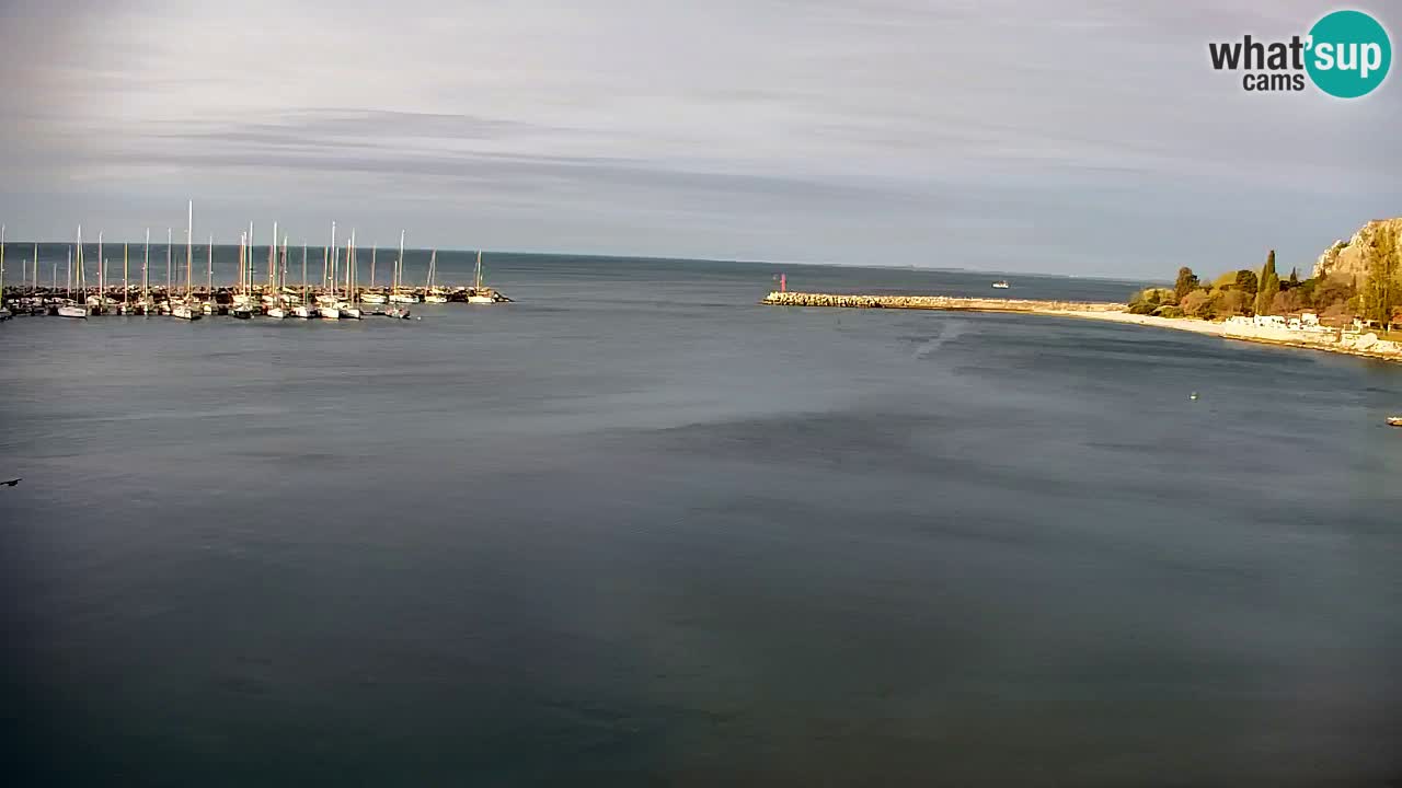 Webcam Sistiana – Vista sulla marina e sulla baia