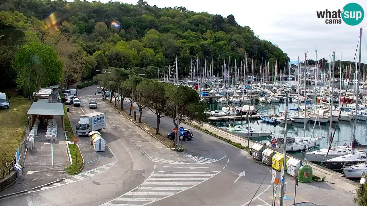 Webcam Sistiana – Vista sulla marina e sulla baia