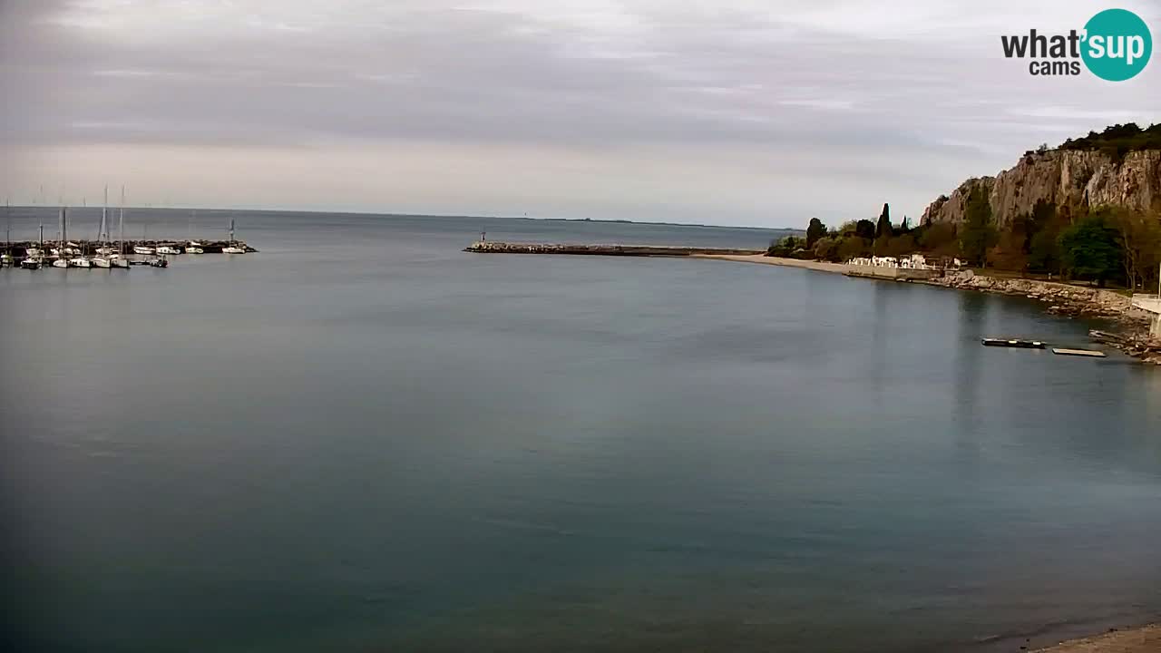 Webcam Sistiana – Vista sulla marina e sulla baia