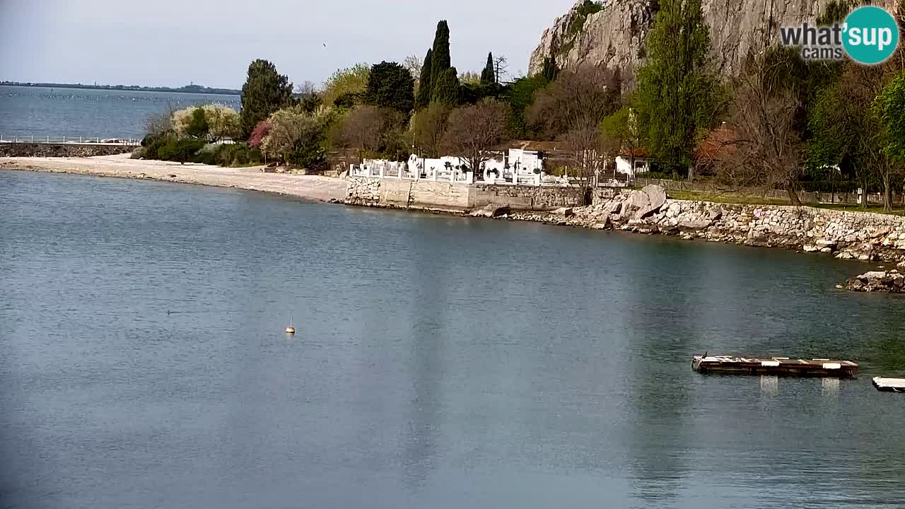 Webcam Sistiana – Vista sulla marina e sulla baia