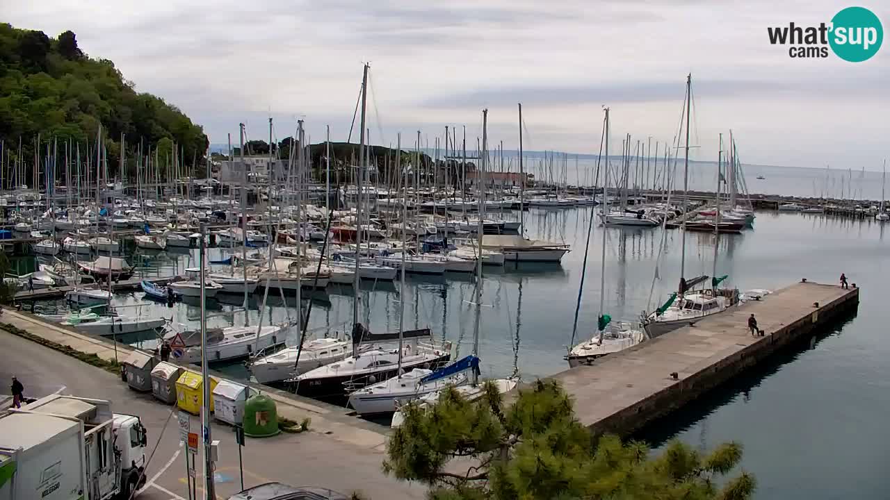 Webcam Sistiana – Vista sulla marina e sulla baia