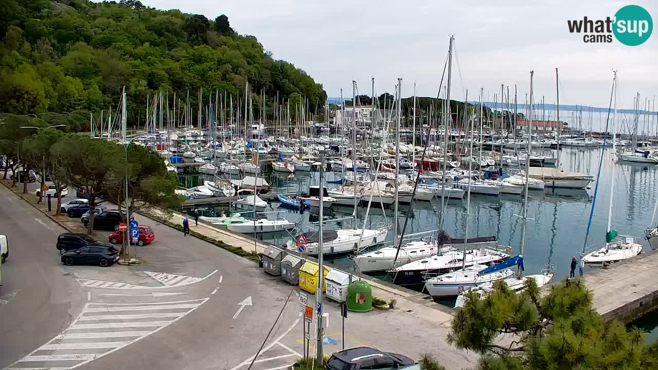 Webcam Sistiana – Blick auf Marina und Bucht
