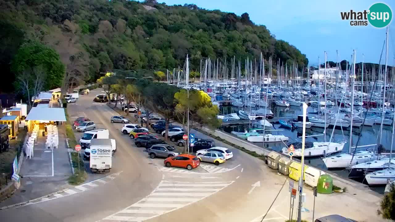 Webcam Sistiana – Vue sur la marina et la baie