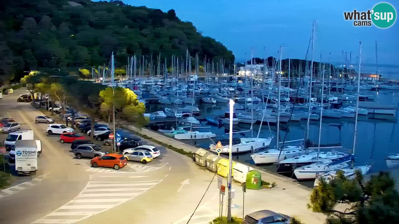 Webcam Sistiana – Pogled na marinu i zaljev