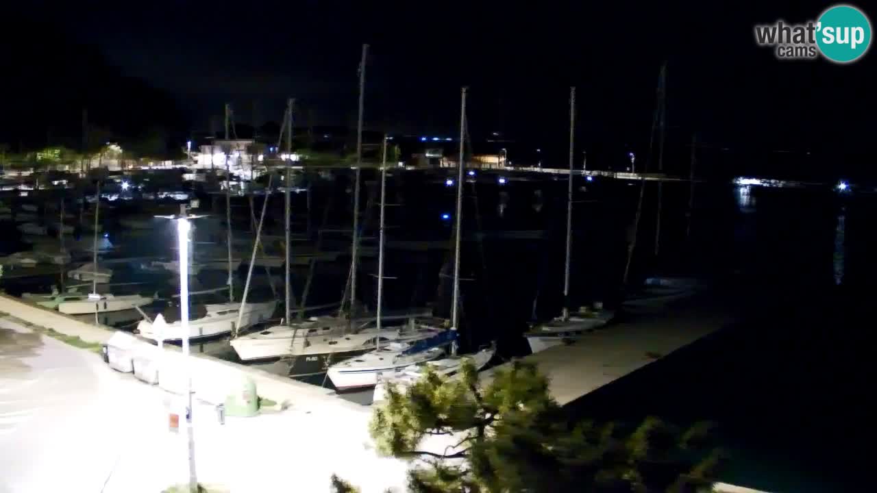 Webcam Sistiana – Vue sur la marina et la baie