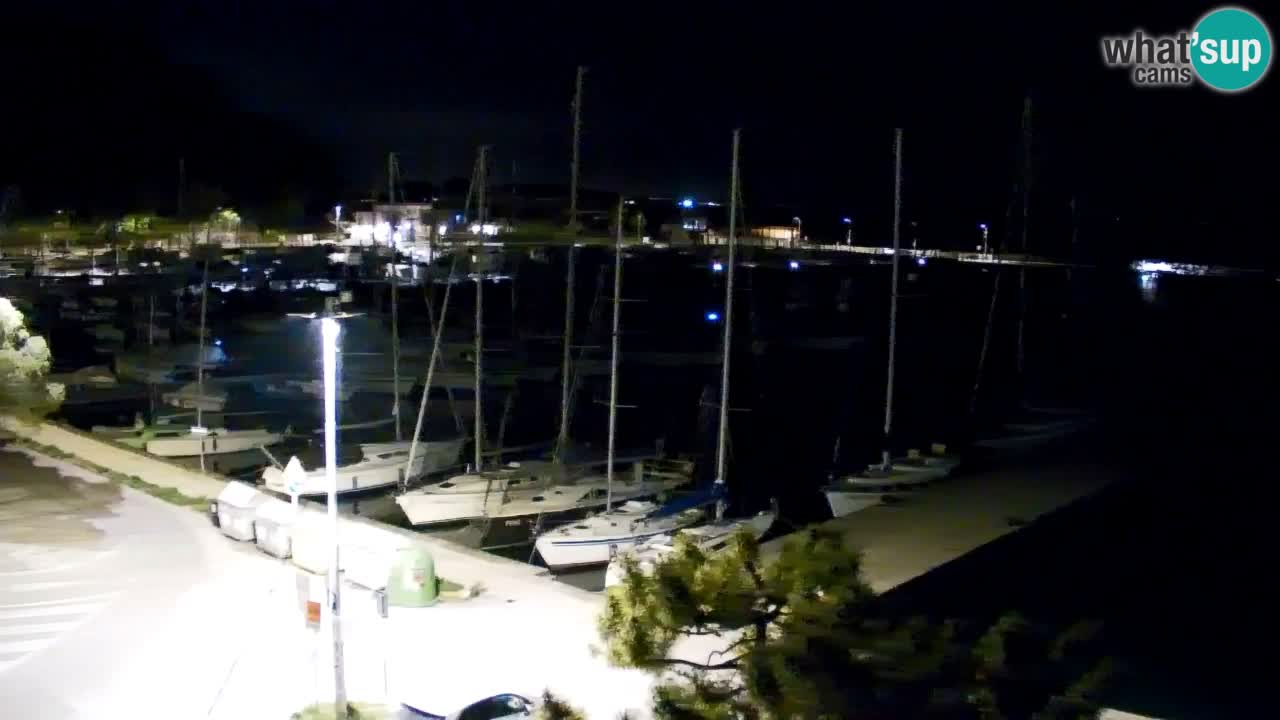 Webcam Sistiana – Pogled na marinu i zaljev