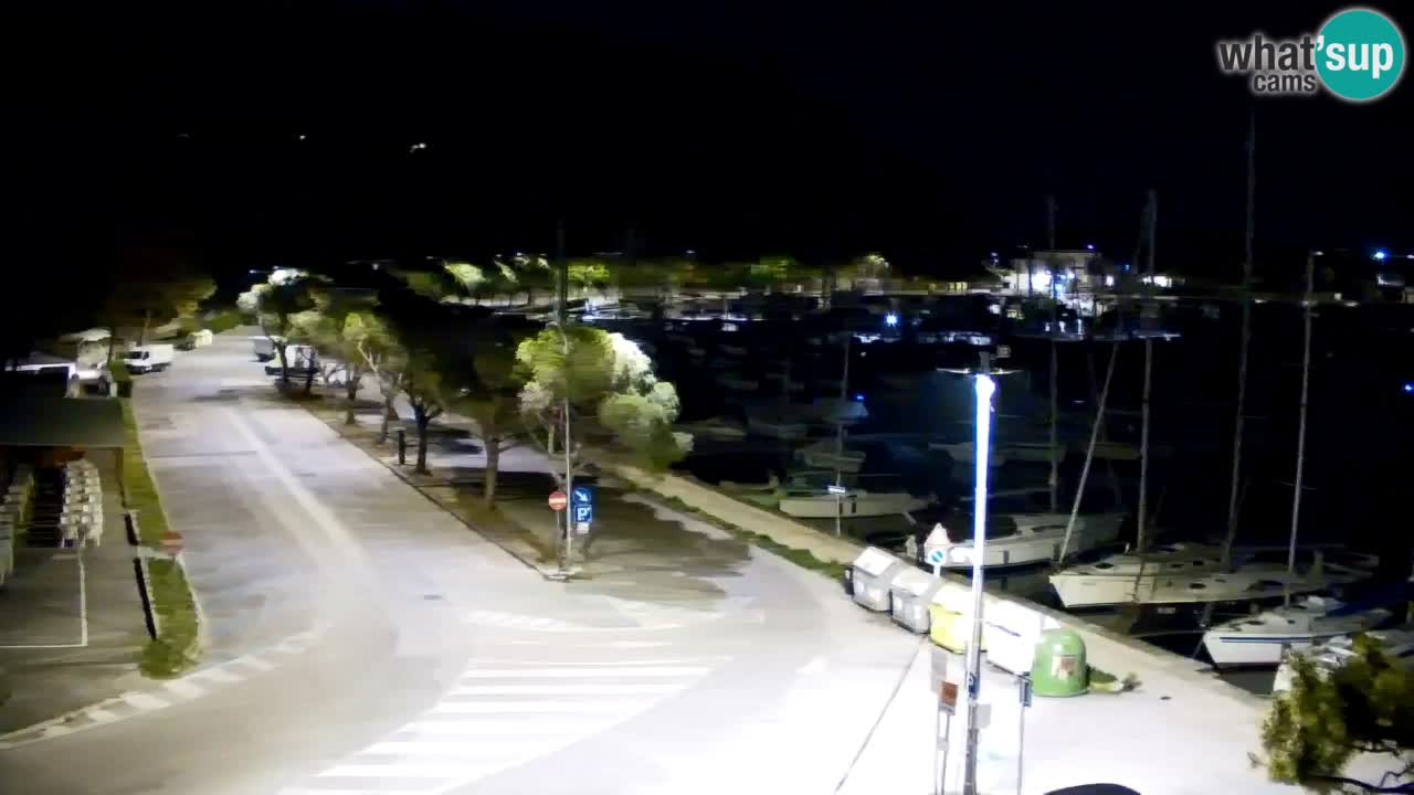 Webcam Sistiana – Vue sur la marina et la baie