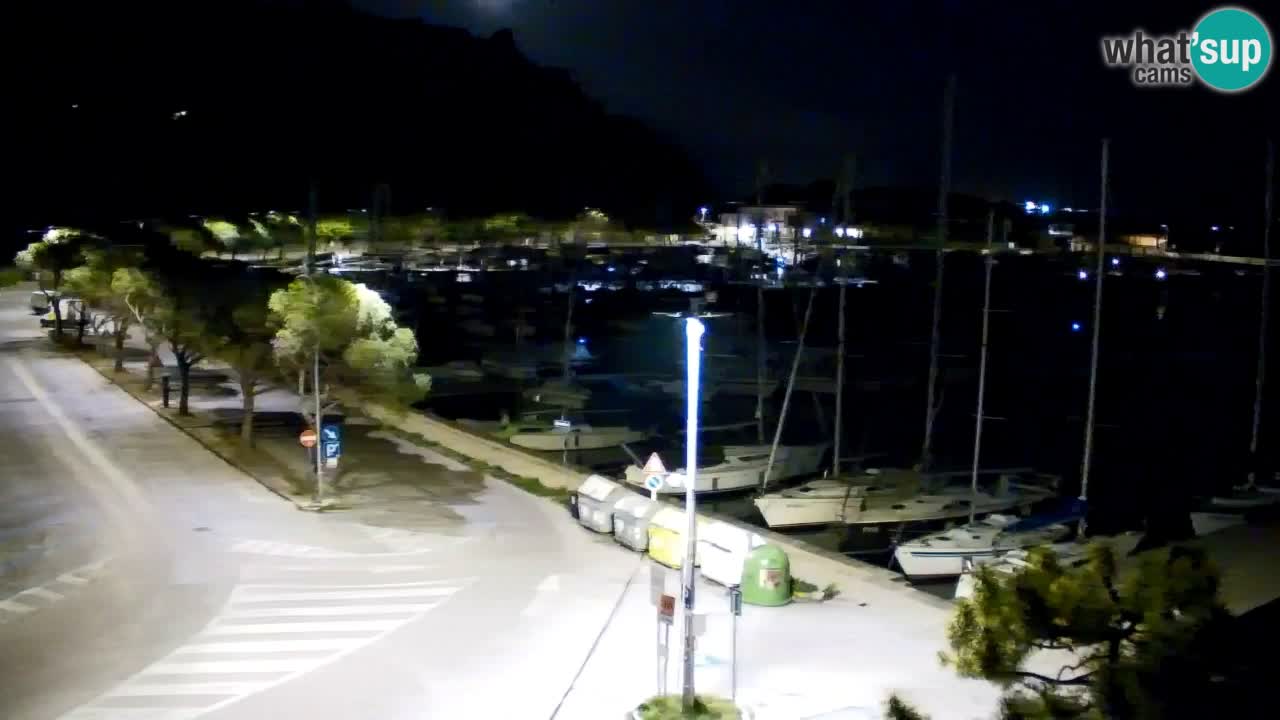 Spletna kamera Sesljan (Sistiana) – Pogled na marino in zaliv