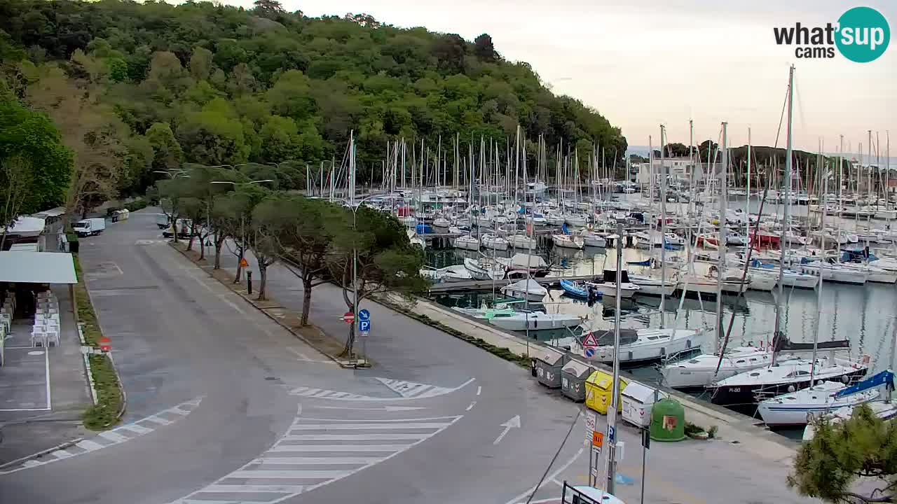 Webcam Sistiana – Blick auf Marina und Bucht