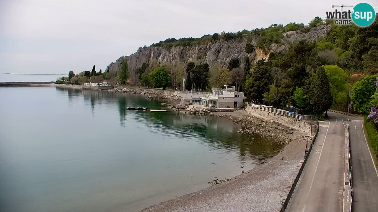 Webcam Sistiana – Vista sobre la marina y la bahía