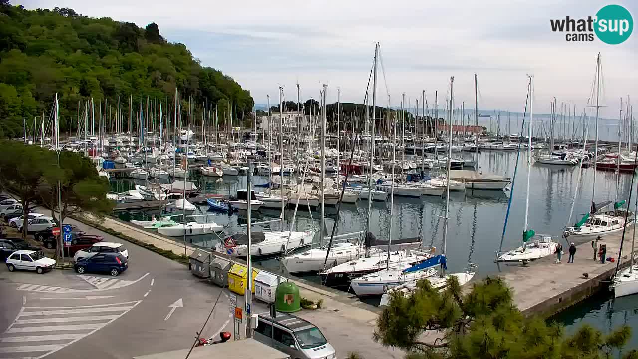 Webcam Sistiana – Vista sulla marina e sulla baia