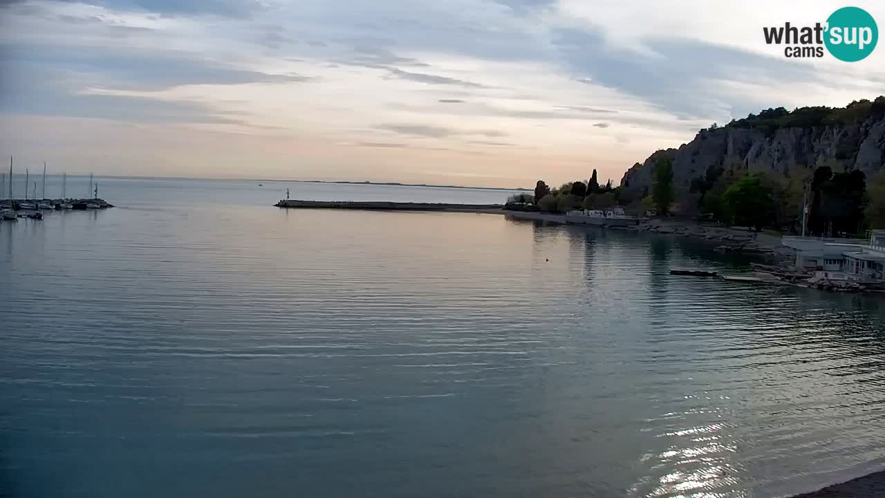 Webcam Sistiana – Vista sulla marina e sulla baia