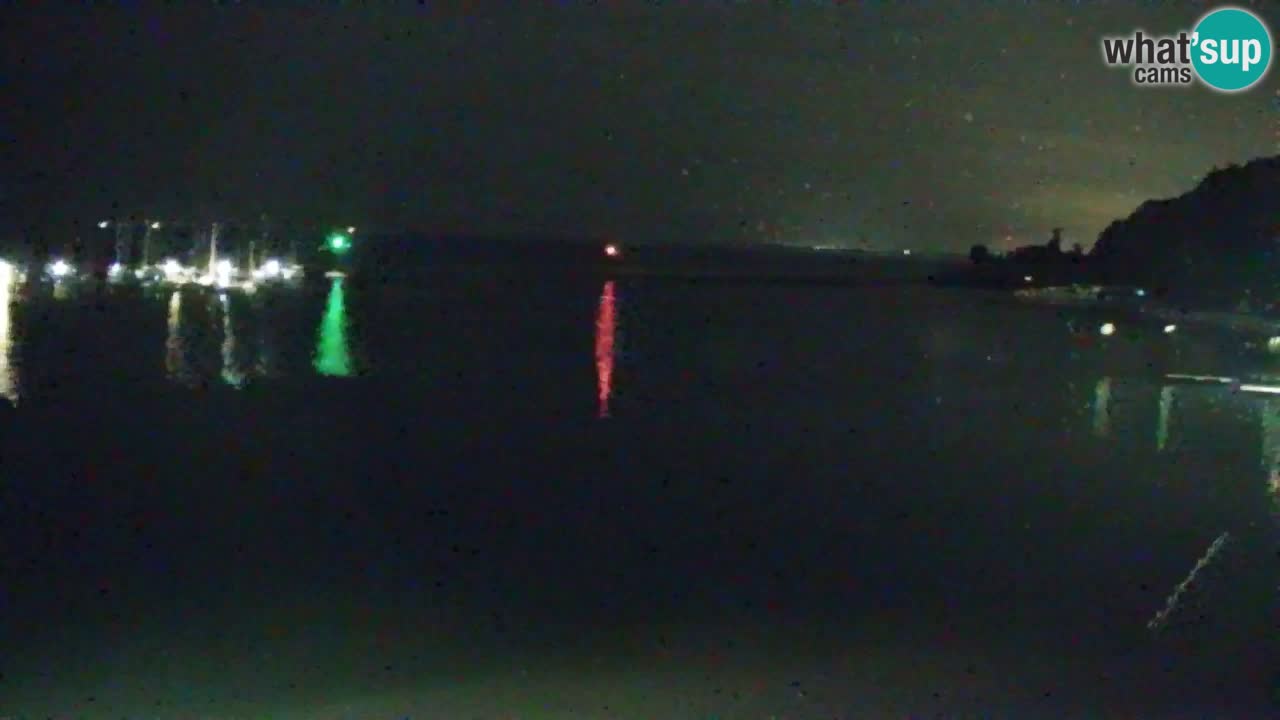 Spletna kamera Sesljan (Sistiana) – Pogled na marino in zaliv