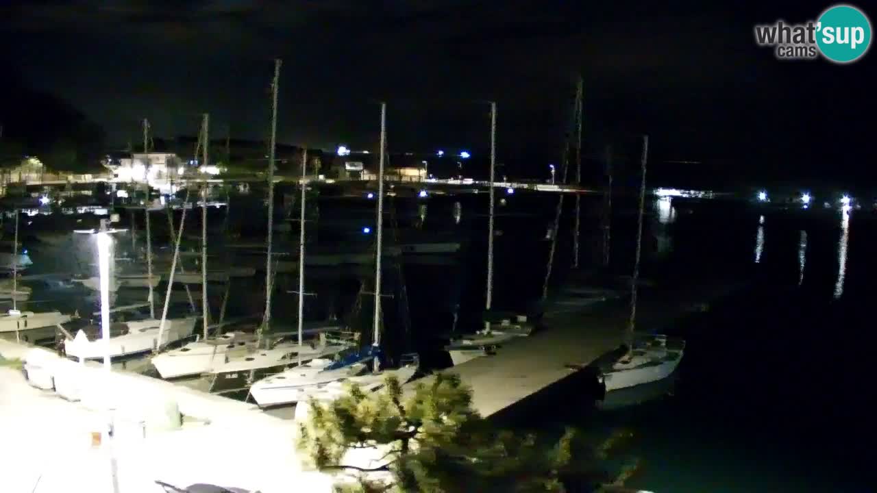 Webcam Sistiana – Vue sur la marina et la baie