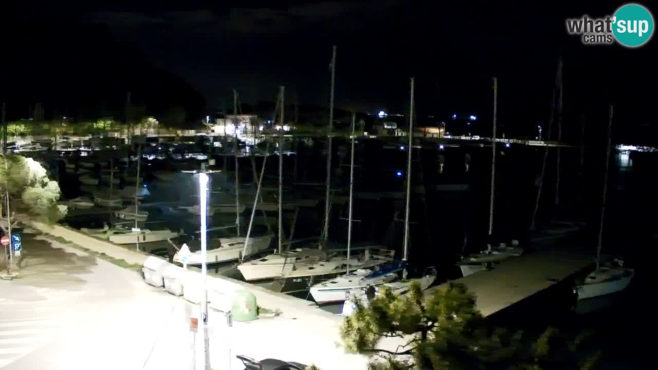 Webcam Sistiana – Pogled na marinu i zaljev
