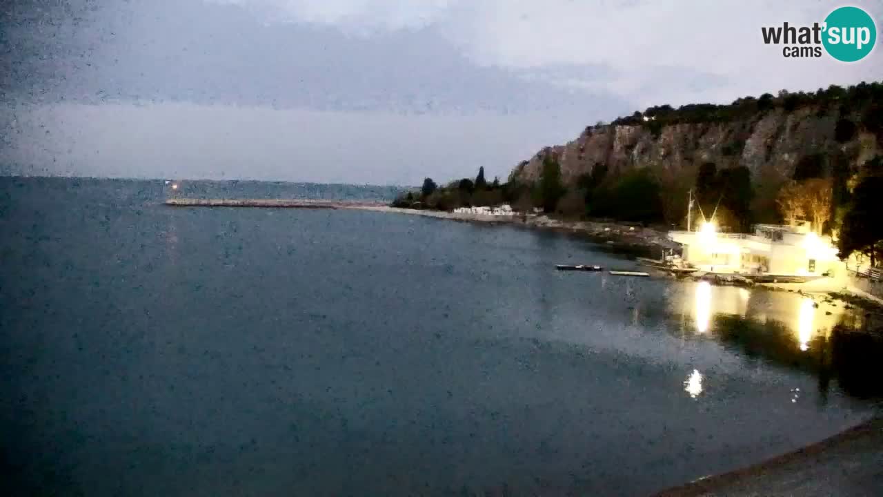 Webcam Sistiana – Blick auf Marina und Bucht