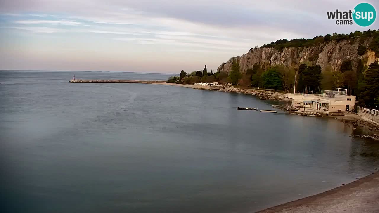Webcam Sistiana – Vista sobre la marina y la bahía
