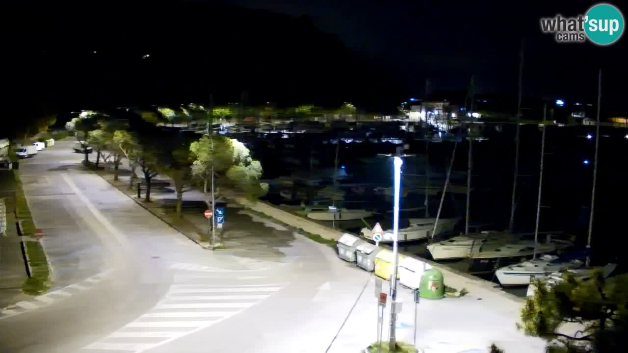 Spletna kamera Sesljan (Sistiana) – Pogled na marino in zaliv