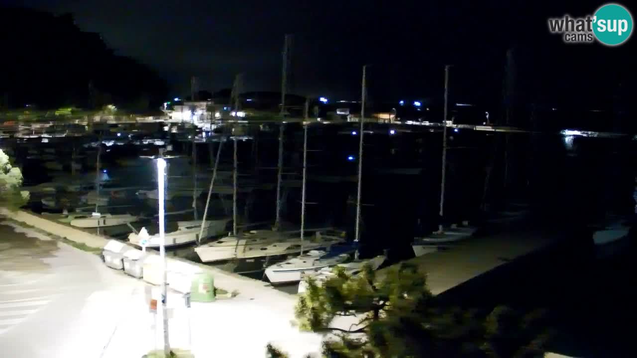 Webcam Sistiana – Vue sur la marina et la baie