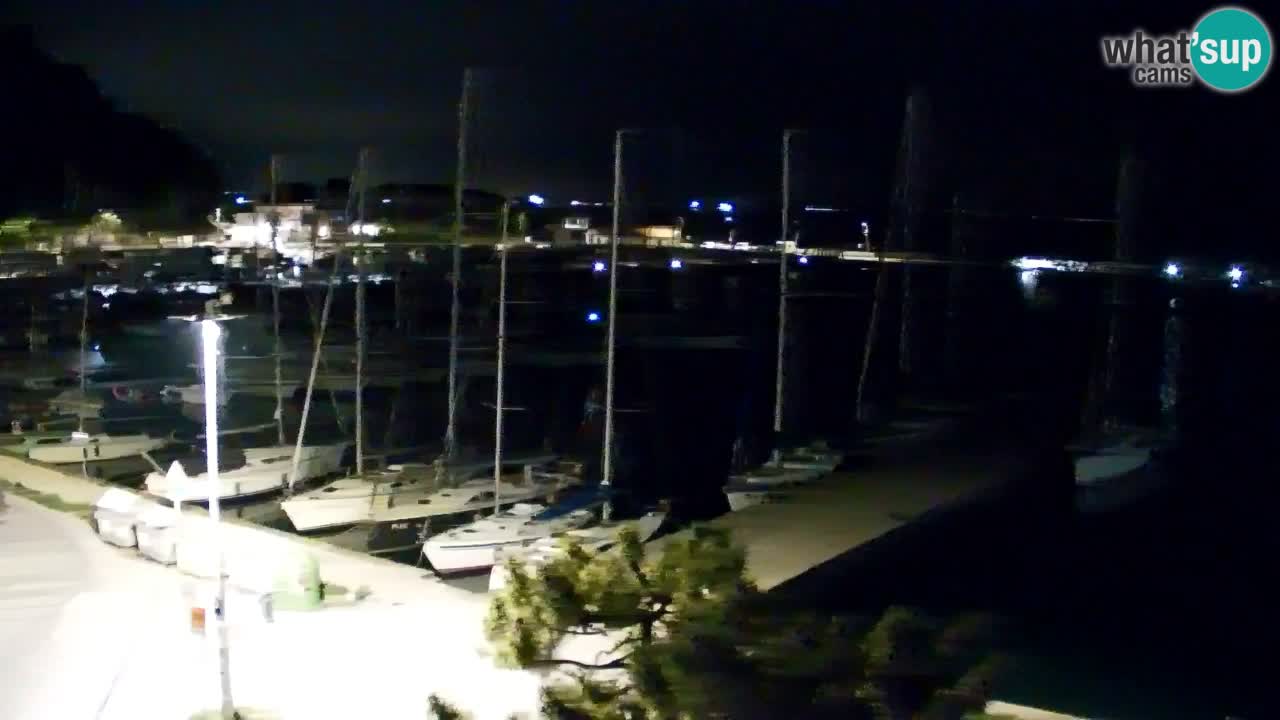 Webcam Sistiana – Vista sobre la marina y la bahía