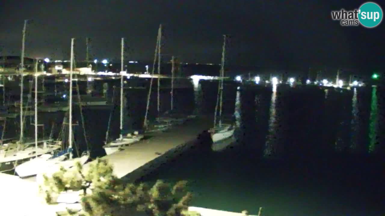 Spletna kamera Sesljan (Sistiana) – Pogled na marino in zaliv