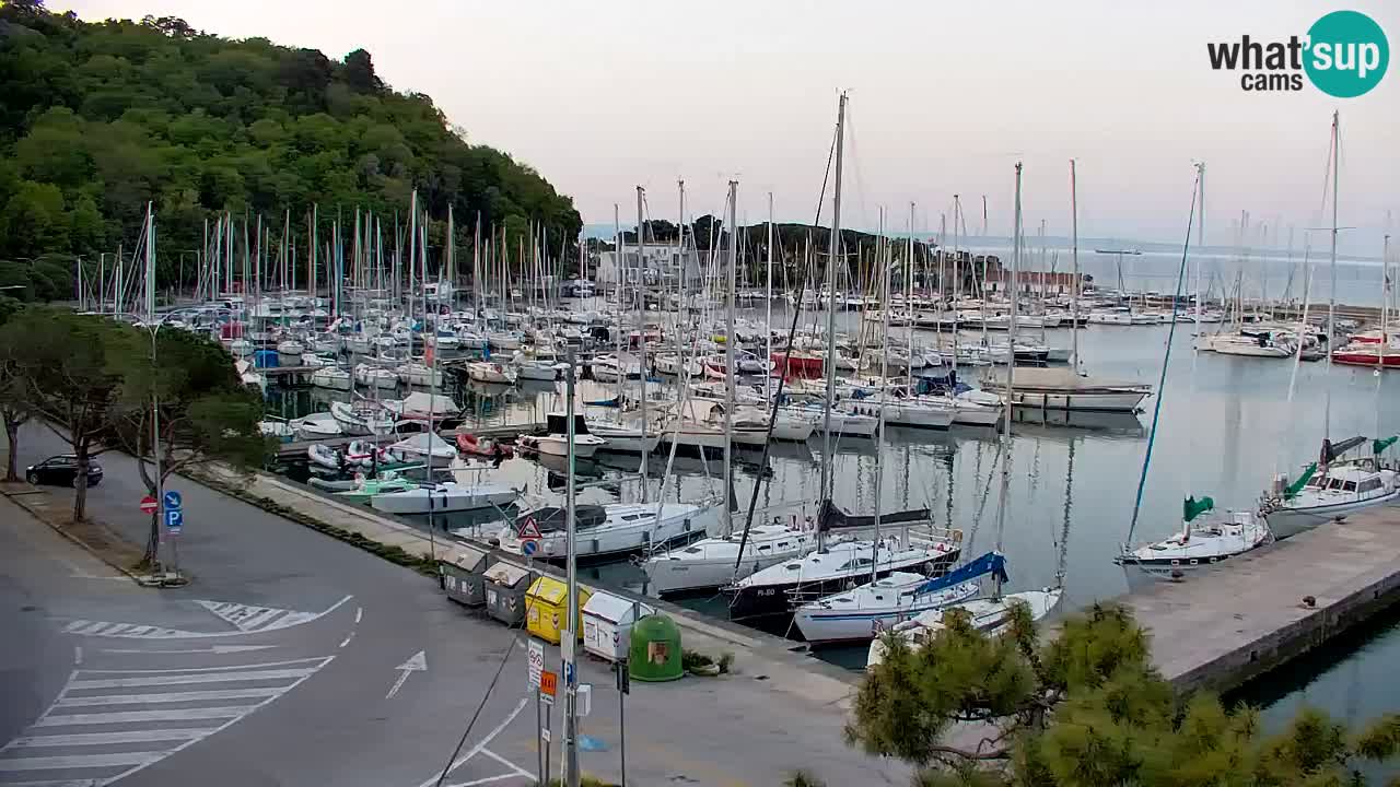 Webcam Sistiana – Blick auf Marina und Bucht