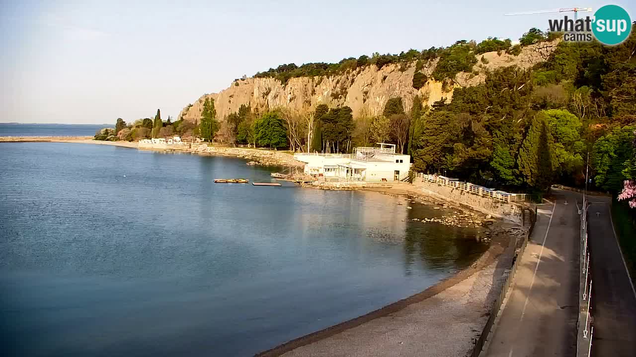 Webcam Sistiana – Pogled na marinu i zaljev