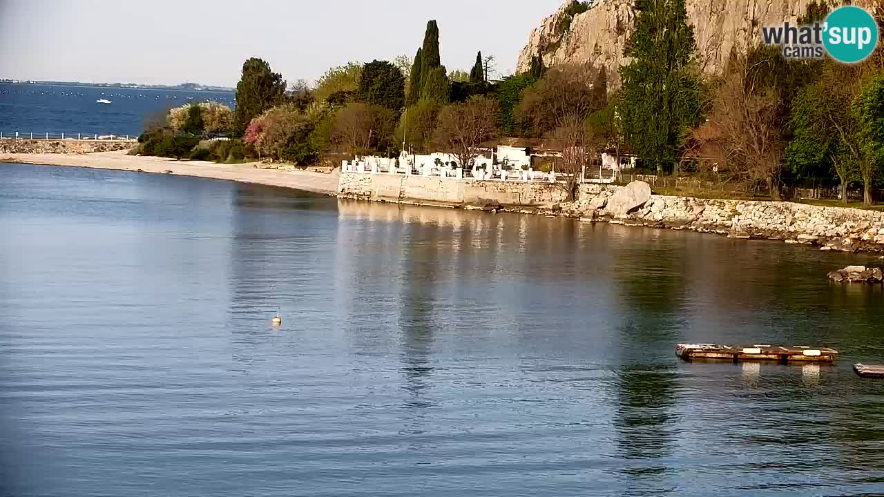 Webcam Sistiana – Vista sulla marina e sulla baia