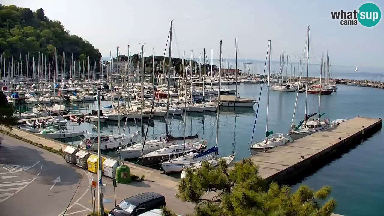 Webcam Sistiana – Blick auf Marina und Bucht