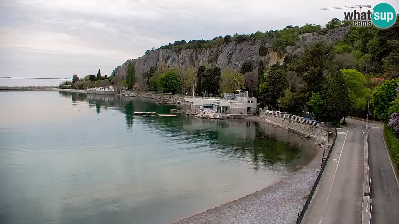 Webcam Sistiana – Pogled na marinu i zaljev