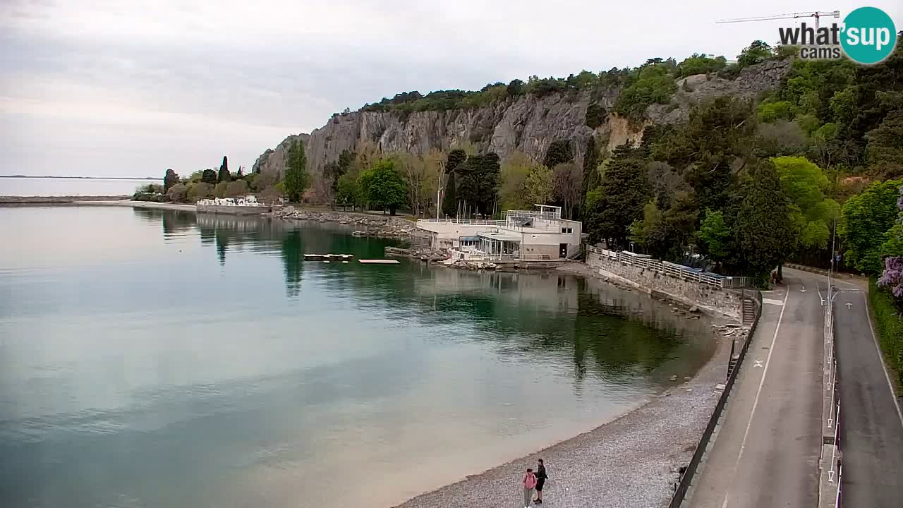 Webcam Sistiana – Pogled na marinu i zaljev