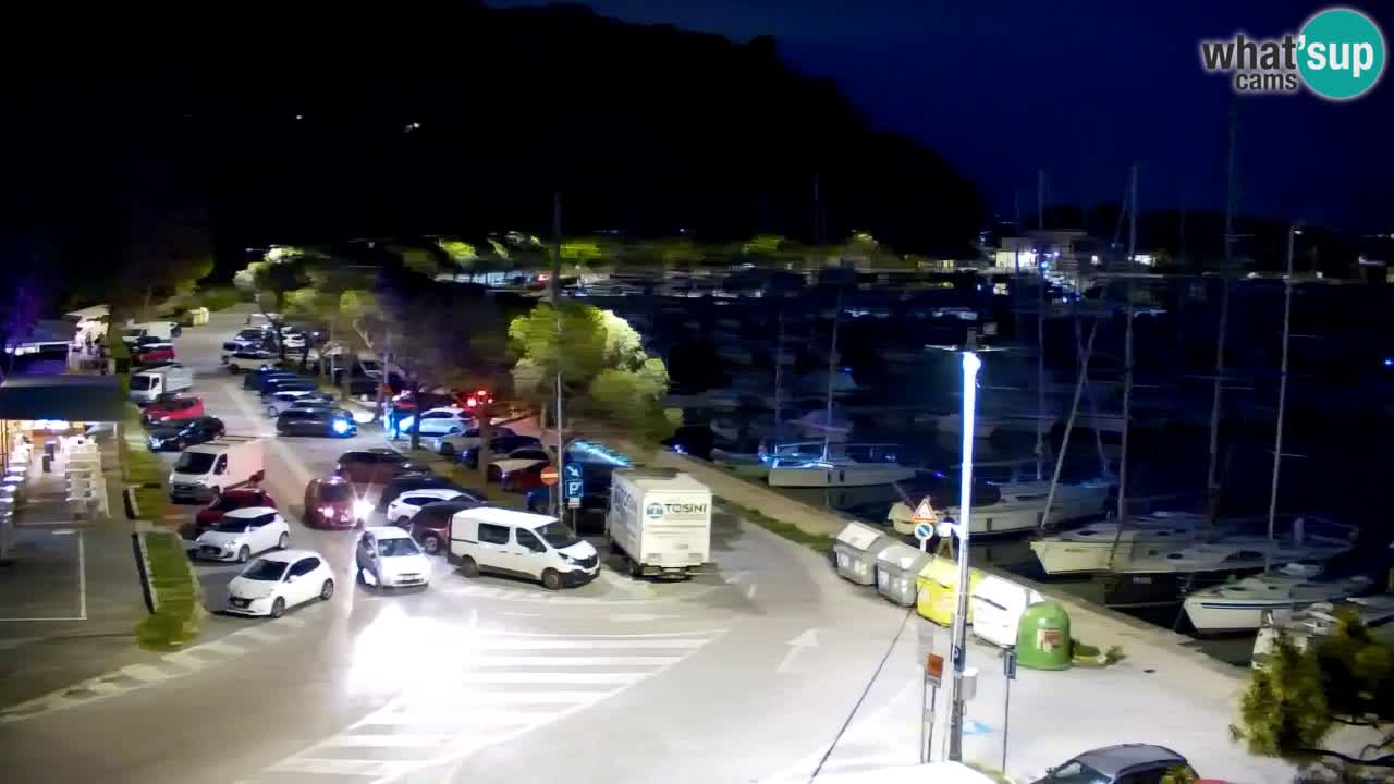 Webcam Sistiana – Pogled na marinu i zaljev
