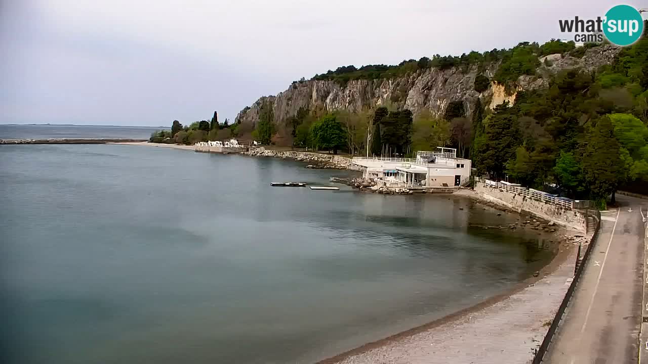 Webcam Sistiana – Vista sobre la marina y la bahía