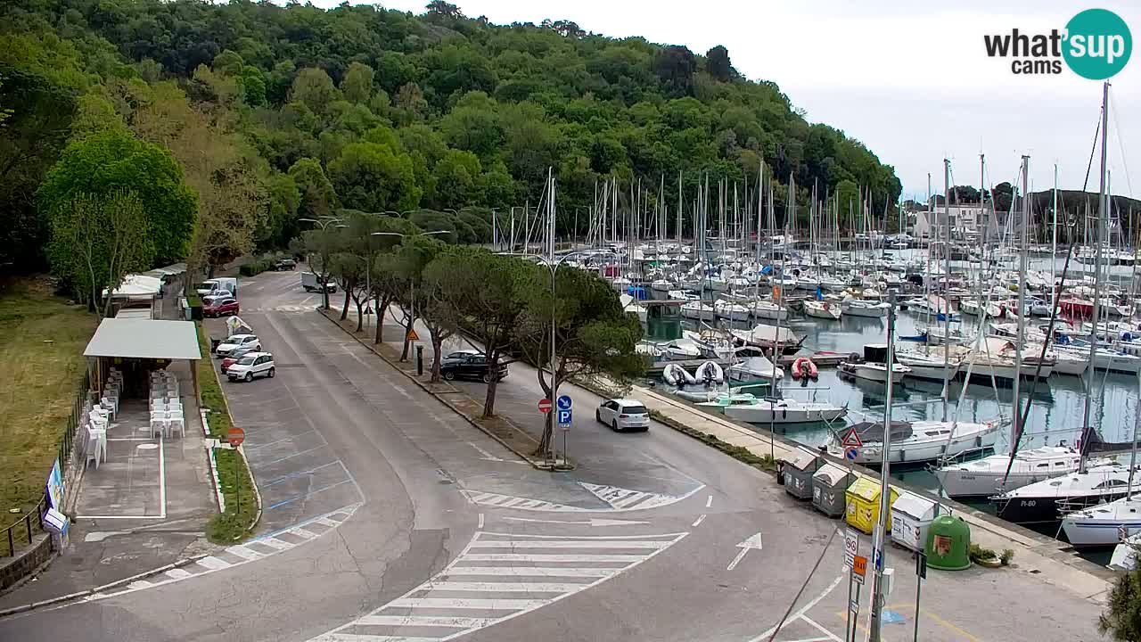 Webcam Sistiana – Vue sur la marina et la baie