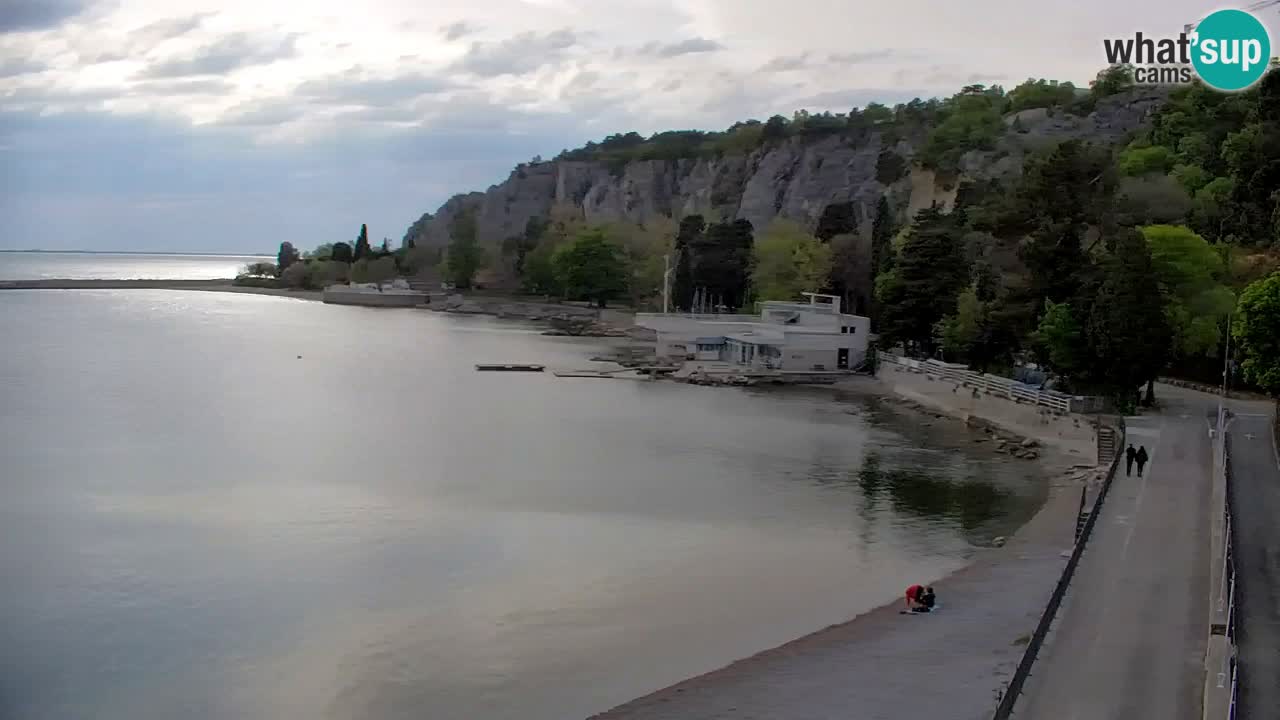 Webcam Sistiana – Vista sulla marina e sulla baia