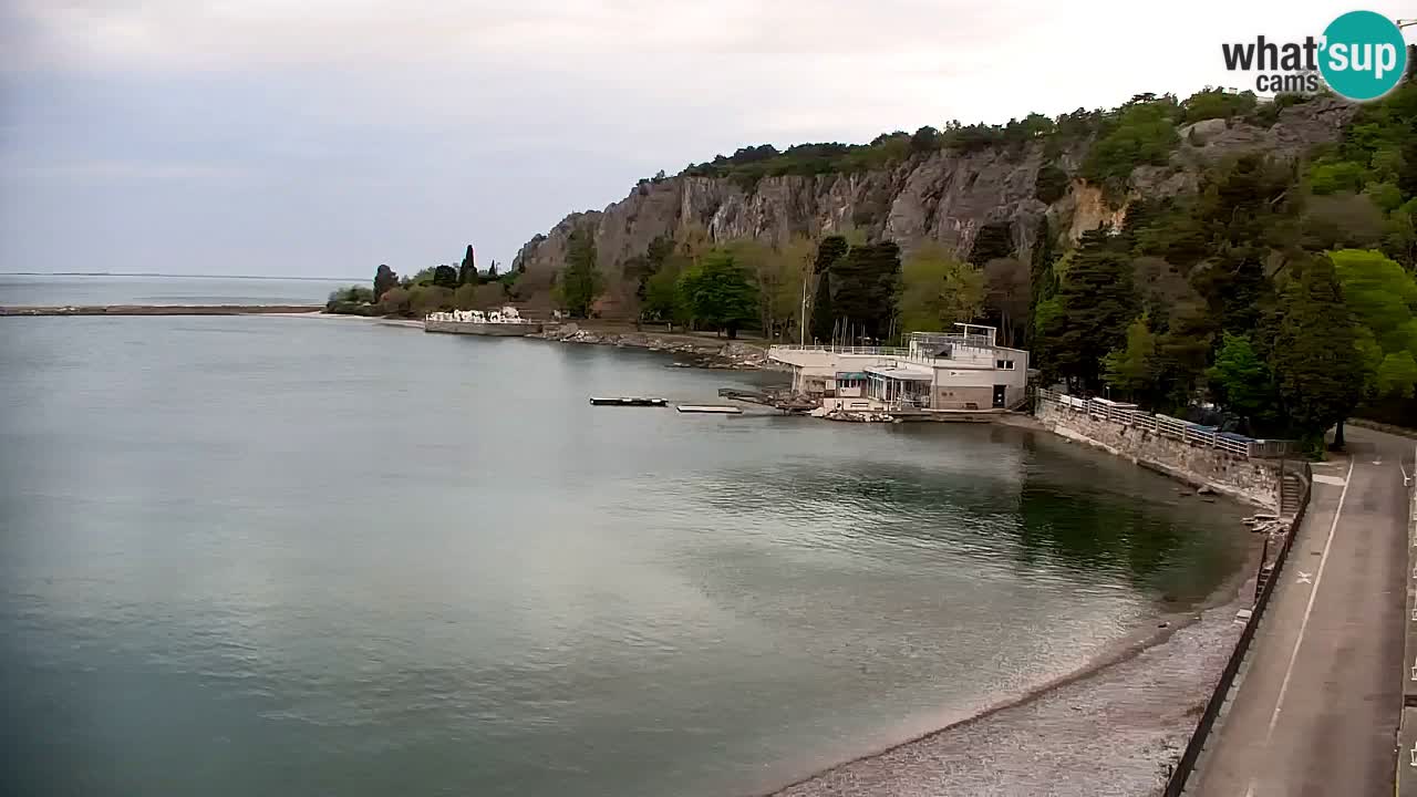 Spletna kamera Sesljan (Sistiana) – Pogled na marino in zaliv