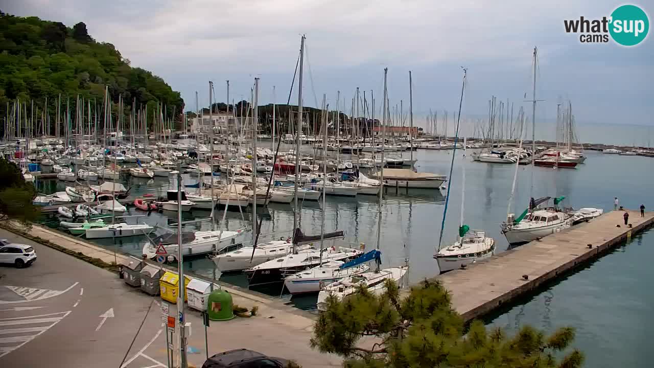Webcam Sistiana – Vista sobre la marina y la bahía